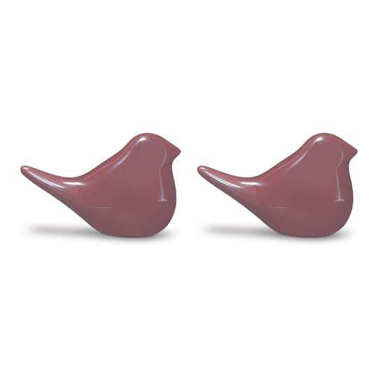 6" Porcelain Bird Figurines, 2ct.